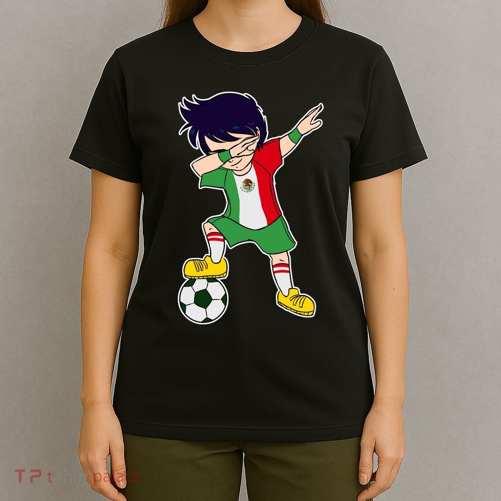 Mexican Dabbing Soccer Boy Mexico T-Shirt