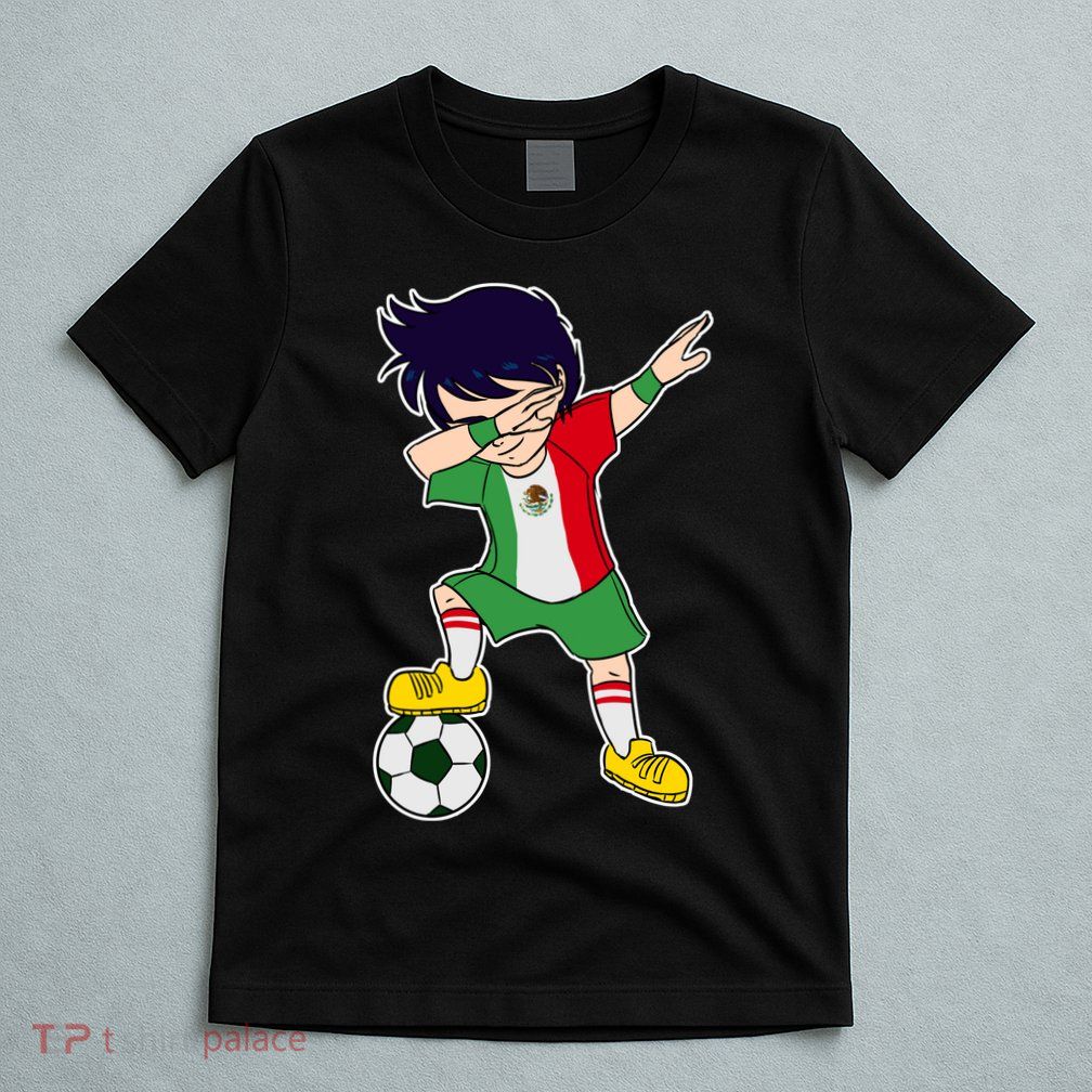 Mexican Dabbing Soccer Boy Mexico T-Shirt