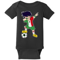Mexican Dabbing Soccer Boy Mexico Baby Bodysuit