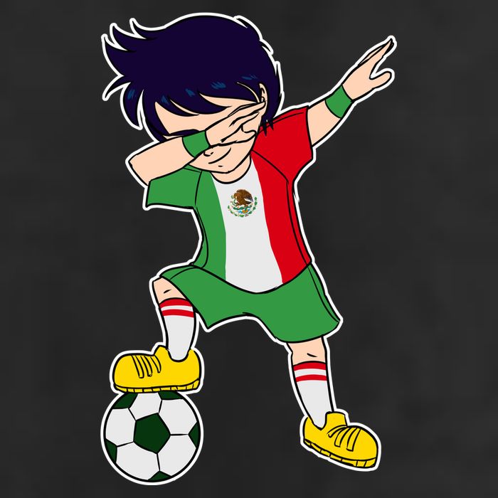 Mexican Dabbing Soccer Boy Mexico Hat