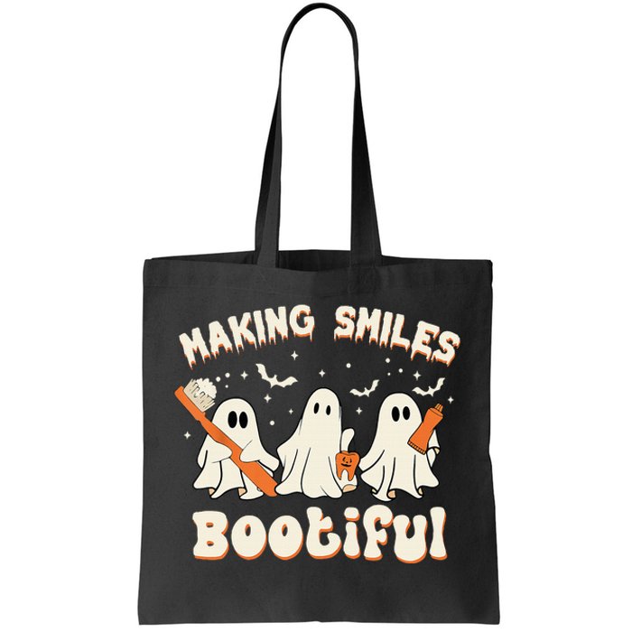 Making Smiles Bootiful Halloween Tote Bag