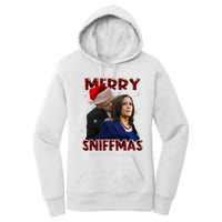 Merry Sniffmas Biden Santa Christmas Anti Biden Sniffer Xmas Women's Pullover Hoodie