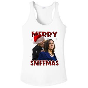 Merry Sniffmas Biden Santa Christmas Anti Biden Sniffer Xmas Ladies PosiCharge Competitor Racerback Tank