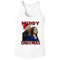 Merry Sniffmas Biden Santa Christmas Anti Biden Sniffer Xmas Ladies PosiCharge Competitor Racerback Tank