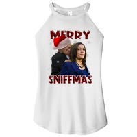 Merry Sniffmas Biden Santa Christmas Anti Biden Sniffer Xmas Women's Perfect Tri Rocker Tank