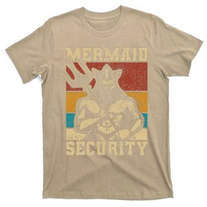 Mermaid Security Bday Costume Merman Birthday Party Outfit (1) T-Shirt