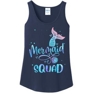 Mermaid Squad Birthday Squad Mermaid Tail Party Ladies Essential Tank