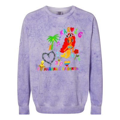 Manana Sera Bonito Funny Lover Colorblast Crewneck Sweatshirt