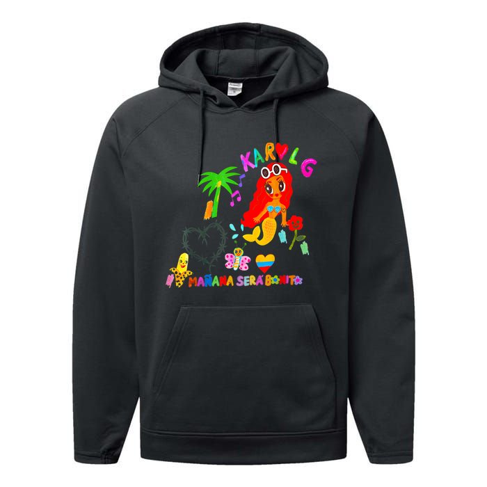 Manana Sera Bonito Funny Lover Performance Fleece Hoodie