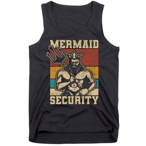 Mermaid Security Bday Costume Merman Birthday Party Outfit Tank Top