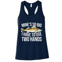 MineS So Big I Have To Walleye Pike Funny Fishing Gifts Womens Tank Top