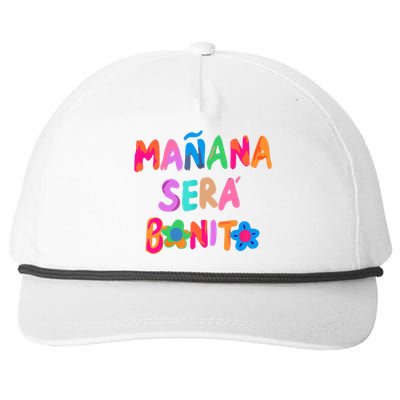 Mañana será bonito Flowers beauty Snapback Five-Panel Rope Hat