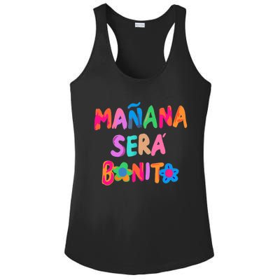 Mañana será bonito Flowers beauty Ladies PosiCharge Competitor Racerback Tank