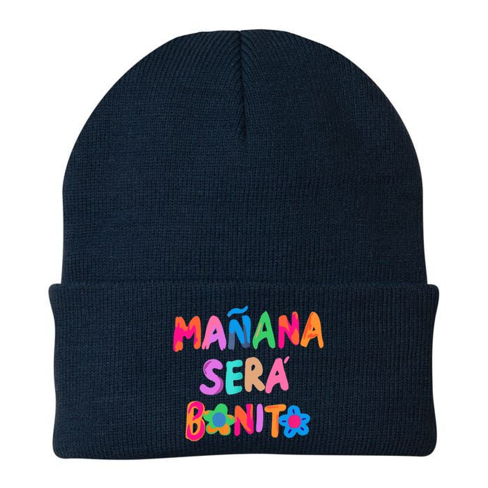 Mañana será bonito Flowers beauty Knit Cap Winter Beanie