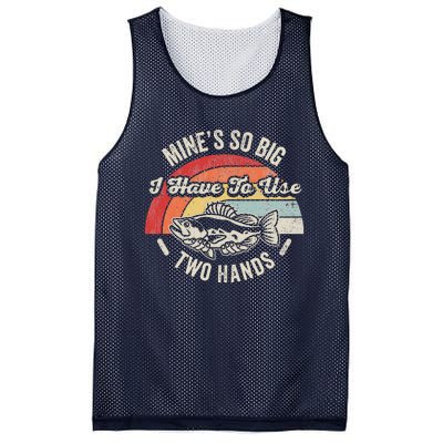 MineS So Big I Have To Use Two Hands Mesh Reversible Basketball Jersey Tank