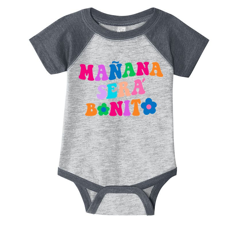 Manana Sera Bonito Words On Back Aesthetic Trendy Clothing Infant Baby Jersey Bodysuit
