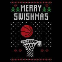 merry swishmas Basketball Ugly Christmas Sweaters Impact Tech Backpack