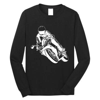 Motorcycle Shift Biker Motorcyclist Long Sleeve Shirt