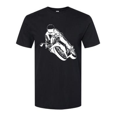 Motorcycle Shift Biker Motorcyclist Softstyle® CVC T-Shirt