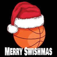 Merry Swishmas Basketball Christmas Sports Lover Santa Hat Gift Backpack