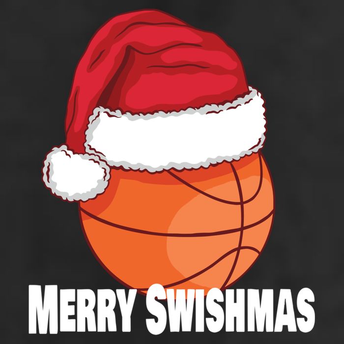 Merry Swishmas Basketball Christmas Sports Lover Santa Hat Gift Hat