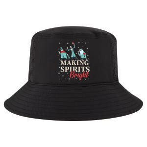 Making Spirits Bright Christmas Haunted Ghosts Cool Comfort Performance Bucket Hat