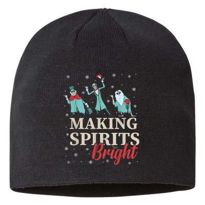 Making Spirits Bright Christmas Haunted Ghosts Sustainable Beanie