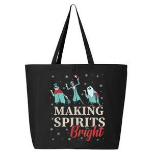 Making Spirits Bright Christmas Haunted Ghosts 25L Jumbo Tote