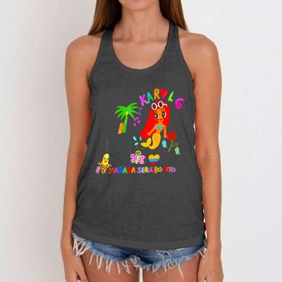 Manana Sera Bonito Funny Lover Women's Knotted Racerback Tank