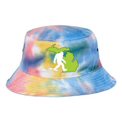 Michigan State Bigfoot Hunter Gift Great Gift Tie Dye Newport Bucket Hat