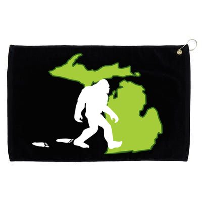 Michigan State Bigfoot Hunter Gift Great Gift Grommeted Golf Towel