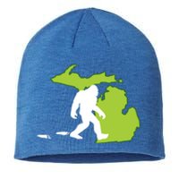 Michigan State Bigfoot Hunter Gift Great Gift Sustainable Beanie