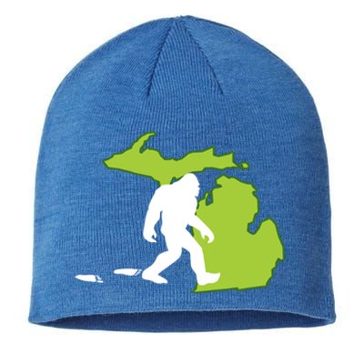 Michigan State Bigfoot Hunter Gift Great Gift Sustainable Beanie