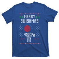 Merry Swishmas Basketball Ugly Christmas Sweaters Great Gift T-Shirt