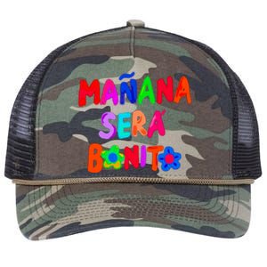 Manana Sera Bonito Funny Saying Retro Rope Trucker Hat Cap