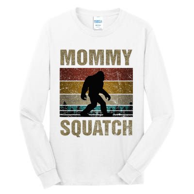 Mommy Squatch Bigfoot Mommy Sasquatch Yeti Family Tall Long Sleeve T-Shirt