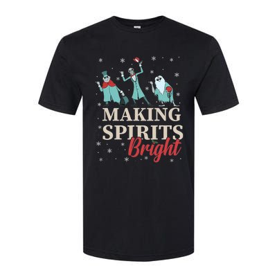 Making Spirits Bright Christmas Haunted Ghosts Softstyle CVC T-Shirt