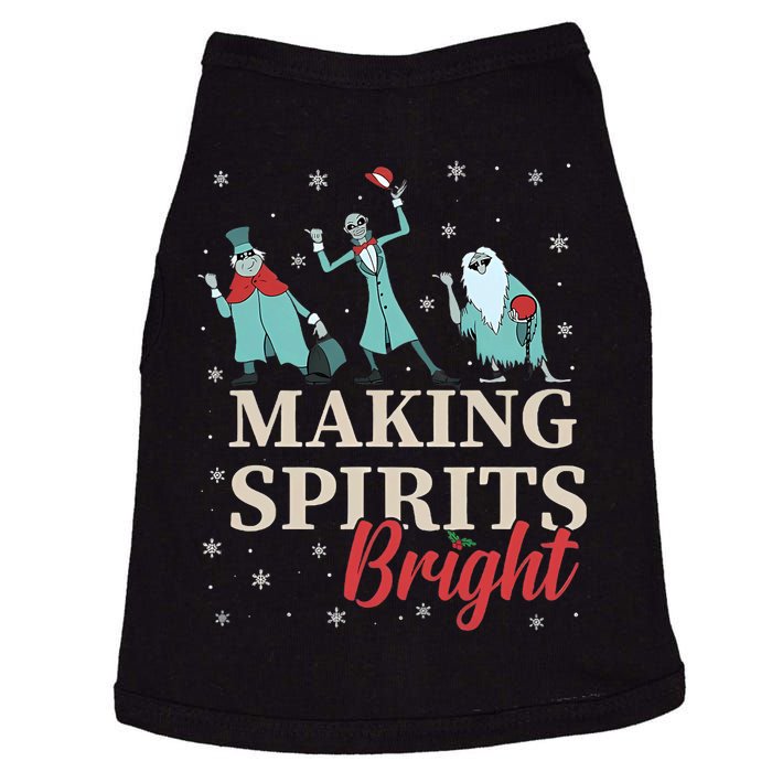 Making Spirits Bright Christmas Haunted Ghosts Doggie Tank