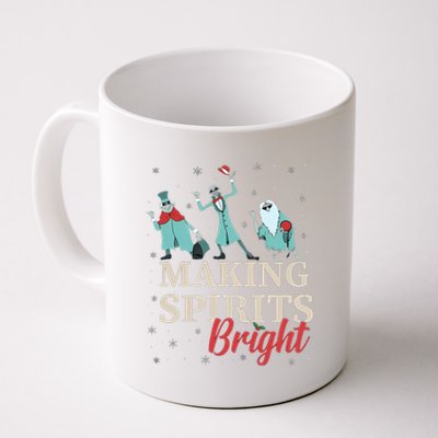 Making Spirits Bright Christmas Haunted Ghosts Coffee Mug