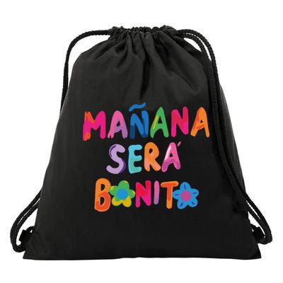 Manana Sera Bonito Colorful Festive Drawstring Bag