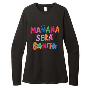 Manana Sera Bonito Colorful Festive Womens CVC Long Sleeve Shirt