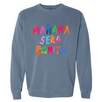 Manana Sera Bonito Colorful Festive Garment-Dyed Sweatshirt