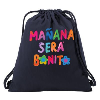 Manana Sera Bonito Colorful Festive Drawstring Bag