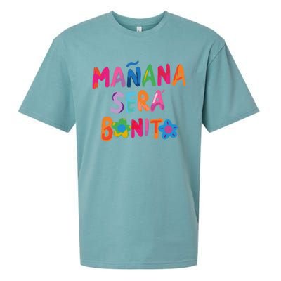 Manana Sera Bonito Colorful Festive Sueded Cloud Jersey T-Shirt