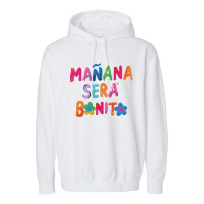 Manana Sera Bonito Colorful Festive Garment-Dyed Fleece Hoodie