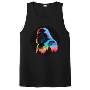 Mystical Sasquatch Bigfoot Colorful PosiCharge Competitor Tank