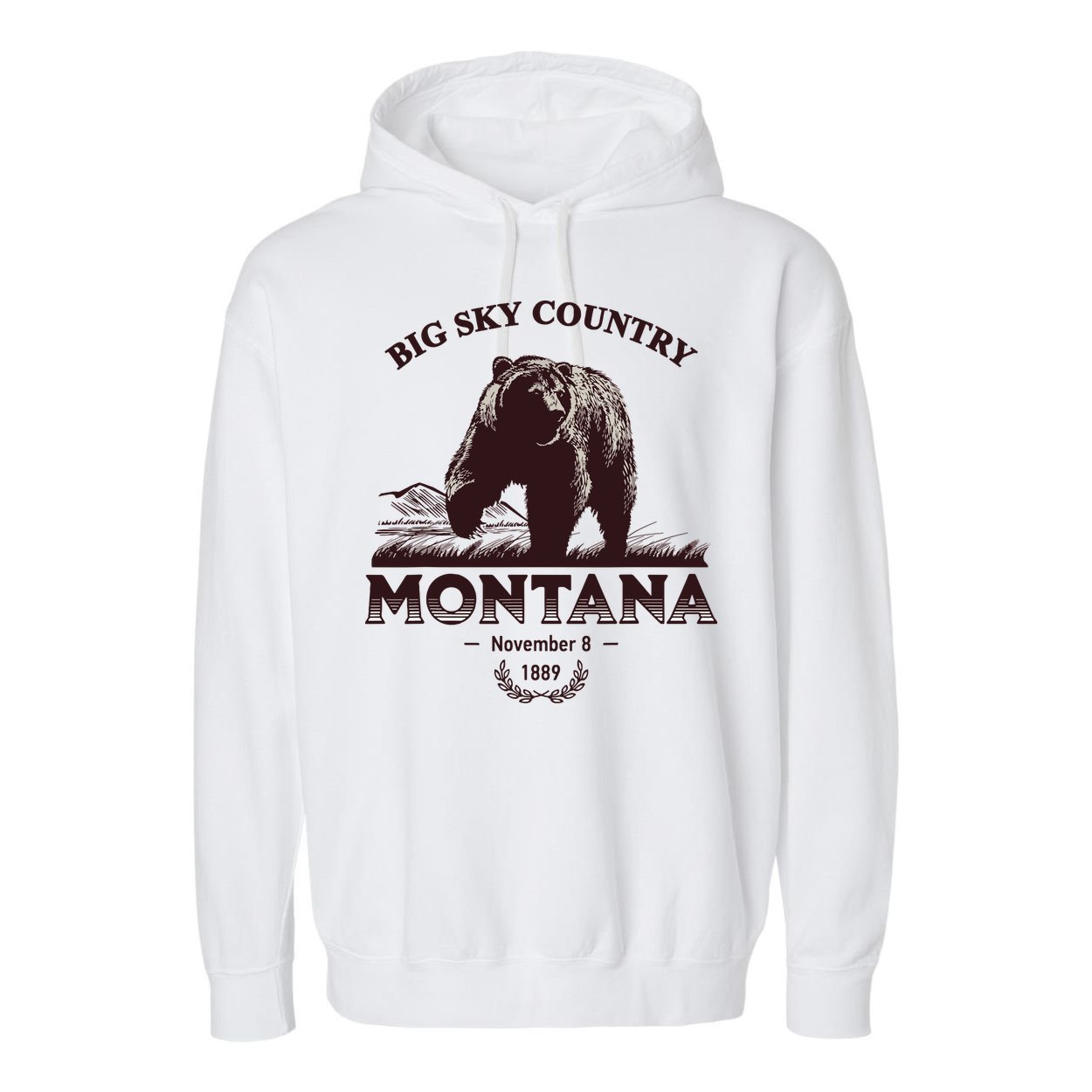 Montana State Big Sky Country Country Garment-Dyed Fleece Hoodie