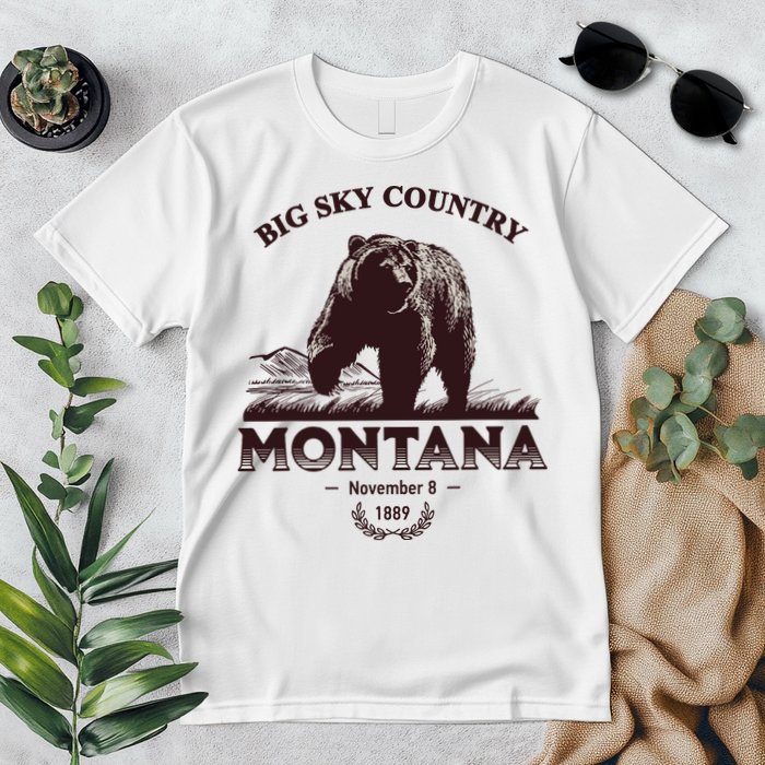 Montana State Big Sky Country Country Premium T-Shirt
