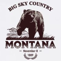 Montana State Big Sky Country Country Premium T-Shirt