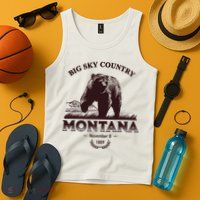 Montana State Big Sky Country Country Tank Top